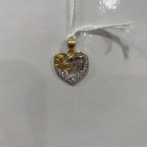 Gold 15 pendant